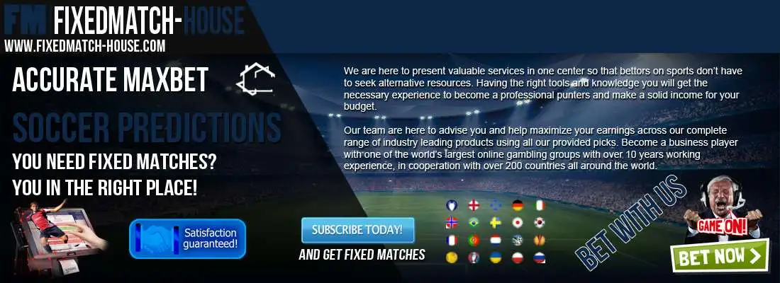 Best Fixed Matches 100% Sure