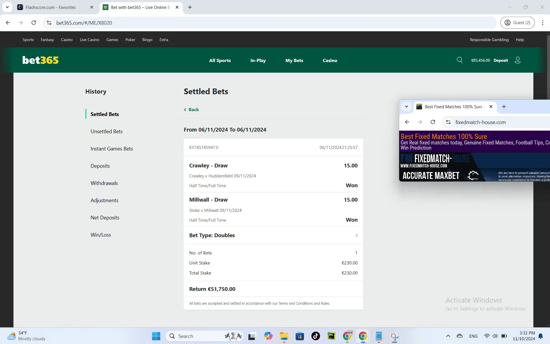 Three Daily Fixed Matches Sure Win
