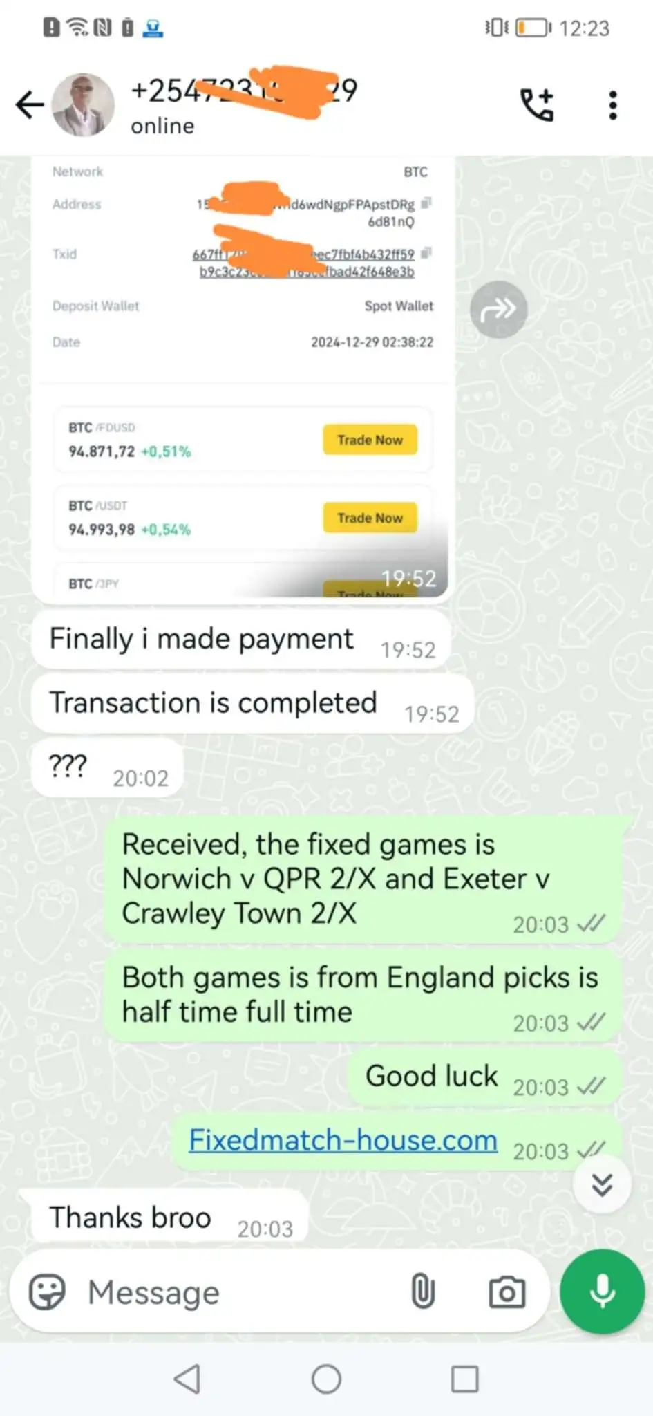 congo fixed matches
