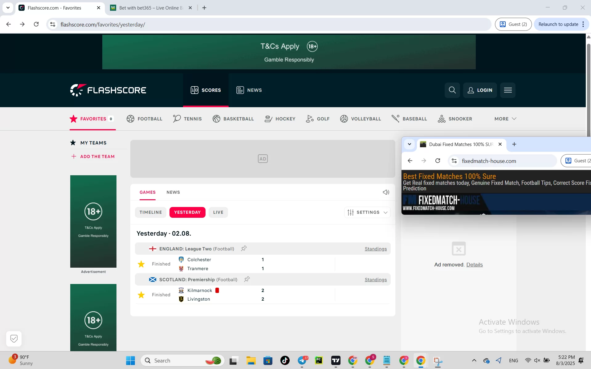 real source fixed matches verified sellers fixed matches