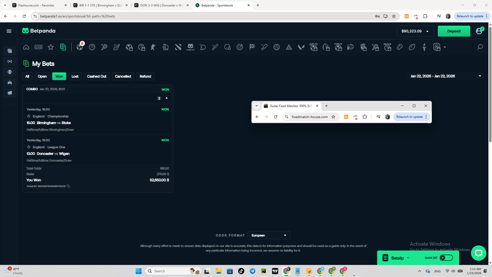 Best fixed matches free