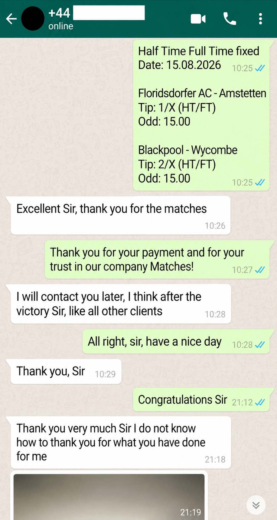 best fixed matches today